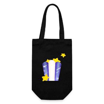 Star bag! - Gift Bag for Bottles - black - Front
