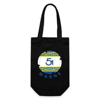 Marl - Gift Bag for Bottles - black - Front