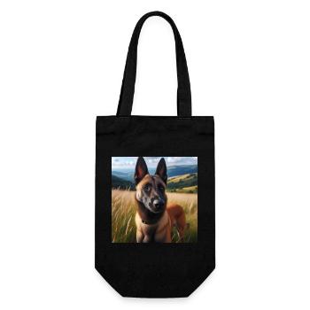 Belgian Malinois - Gift Bag for Bottles - black - Front