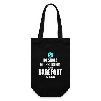 Barefoot Water Skiing Extreme Sports Barefooting - Gift Bag for Bottles - black - Front