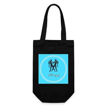 gemini - Gift Bag for Bottles - black - Front