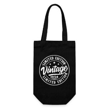 1954 Vintage Rétro 1954 Cadeau D'anniversaire 1954 - Sac à bouteille - noir - Devant