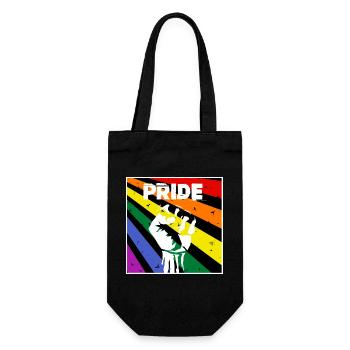 PRIDE - Gift Bag for Bottles - black - Front