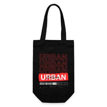 Urban Streetwear Design Saying - Gift Bag for Bottles - black - Front