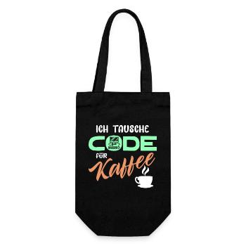Code Développeur de déclaration Programmeur Ordinateur - Sac à bouteille - noir - Devant