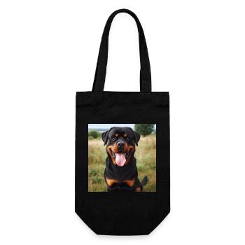 Rottweiler - Gift Bag for Bottles - black - Front