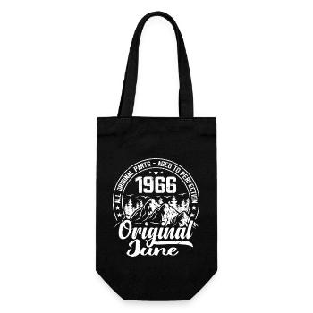 juin 1966 Original : 58 Ans Cadeau d'Anniversaire - Sac à bouteille - noir - Devant