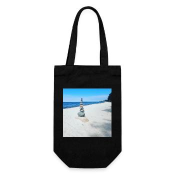 JensJensen - Geschenkbeutel für Flaschen - Schwarz - Vorne