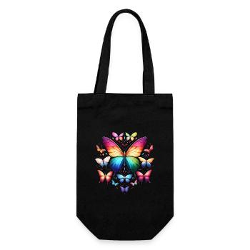 Butterfly Garden - Gift Bag for Bottles - black - Front