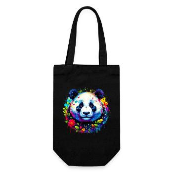 Panda - Sac à bouteille - noir - Devant