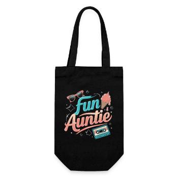Ambiance de tante amusante pour les tantes cool - Sac à bouteille - noir - Devant