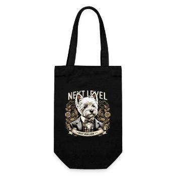 Cadeau West Highland White Terrier Next Level - Sac à bouteille - noir - Devant