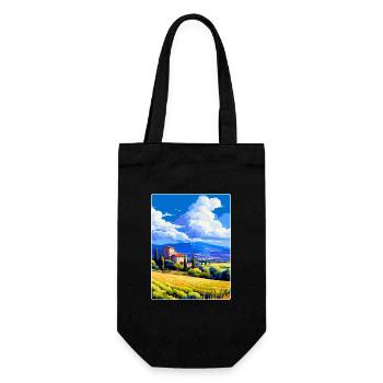 Provence Frankreich Vintage Reiseplakat Souvenir WPA - Geschenkbeutel für Flaschen - Schwarz - Vorne