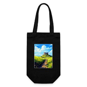 Downhill Demesne Irlande Royaume-Uni Vintage Affiche de voyage - Sac à bouteille - noir - Devant