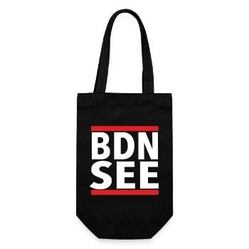 BDN SEE - Geschenkbeutel für Flaschen - Schwarz - Vorne