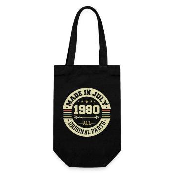 Cadeau d'anniversaire de juillet 1980 1980 que j'ai fait en juillet - Sac à bouteille - noir - Devant