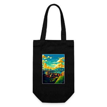 Oslo Norway Vintage Travel Poster WPA Art Souvenir - Gift Bag for Bottles - black - Front