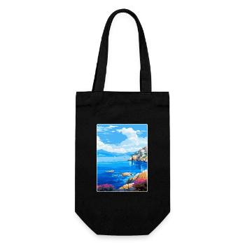 Îles Saroniques Grèce Affiche de voyage vintage WPA - Sac à bouteille - noir - Devant