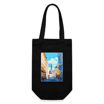 Vienna Austria Vintage Travel Poster Souvenir WPA - Gift Bag for Bottles - black - Front