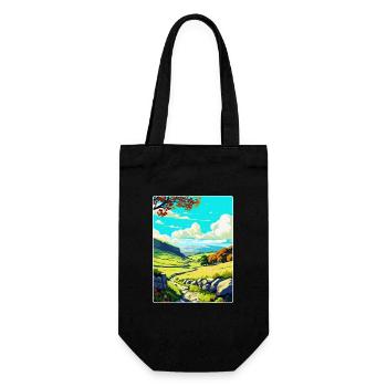 Affiche de voyage du parc national des Yorkshire Dales WPA - Sac à bouteille - noir - Devant