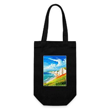 Sept sœurs Sussex Voyage Affiche Souvenir WPA - Sac à bouteille - noir - Devant