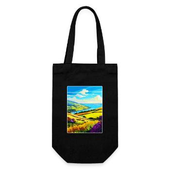 Exmoor Nationalpark Reiseposter Souvenir WPA - Geschenkbeutel für Flaschen - Schwarz - Vorne