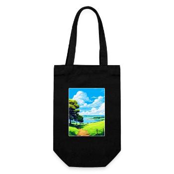 Mount Edgcumbe Country Park Reiseposter Souvenir - Geschenkbeutel für Flaschen - Schwarz - Vorne