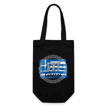 Greece - Gift Bag for Bottles - black - Front