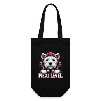 West Highland White Terrier Niveau supérieur Hip Hop - Sac à bouteille - noir - Devant