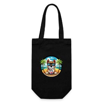 Grand Anglo Français Hunderasse Cartoon Sonnenbrille - Geschenkbeutel für Flaschen - Schwarz - Vorne