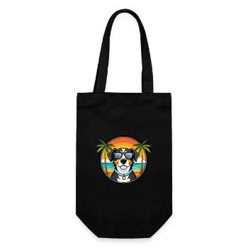 Lunettes de soleil Entlebucher Mountain Dog Breed Cartoon - Sac à bouteille - noir - Devant