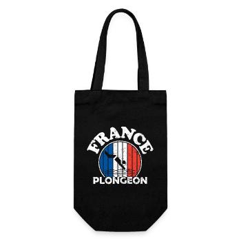 Diving - France diving - France - France sport - Gift Bag for Bottles - black - Front