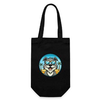 Harrier Dog Breed Cartoon Sunglasses Beach - Gift Bag for Bottles - black - Front