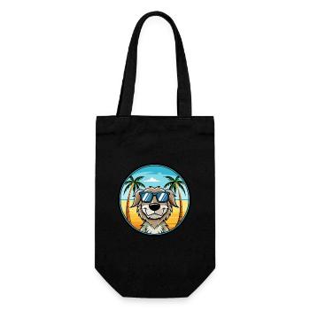 Stabyhoun Chien Race Dessin Animé Lunettes de Soleil Plage - Sac à bouteille - noir - Devant