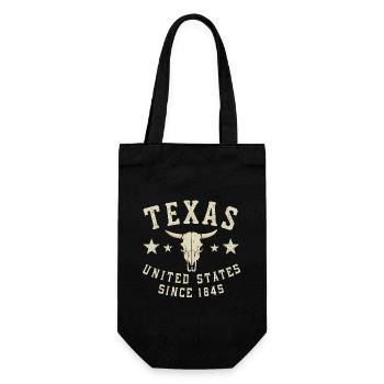 Texas, United States Since 1845 USA America - Gift Bag for Bottles - black - Front