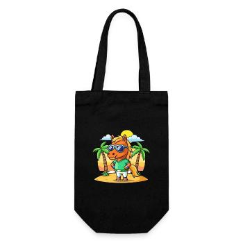 Pferd Lustige Cartoon Sommer Strand Sonnenbrille - Geschenkbeutel für Flaschen - Schwarz - Vorne