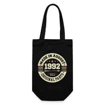 Août 1992 Cadeau d’anniversaire Août 1992 Août - Sac à bouteille - noir - Devant