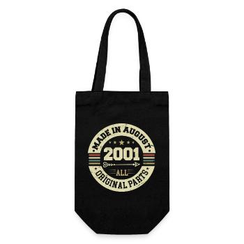 August 2001 Birthday Gift August 2001 August - Gift Bag for Bottles - black - Front