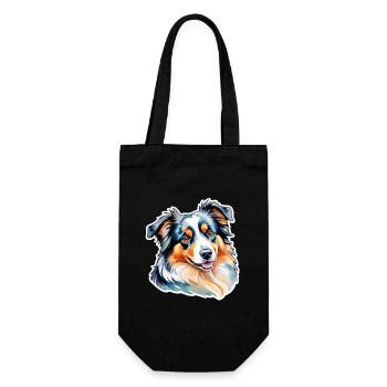 Berger Australien Aquarelles - Sac à bouteille - noir - Devant