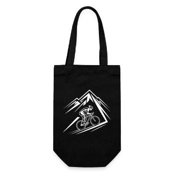 Bicycle Mountain Mountain Mountain Biker - Gift Bag for Bottles - black - Front