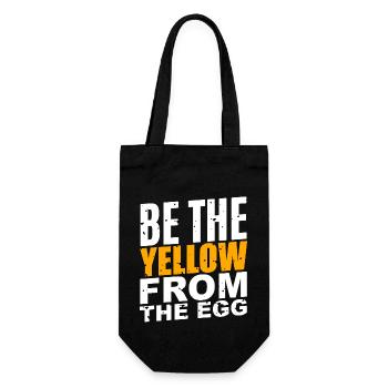 Soyez le jaune de l’œuf - Sac à bouteille - noir - Devant