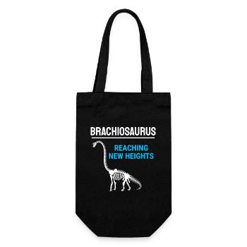 Brachiosaure dinosaure dinosaure chasse aux fossiles chasseur - Sac à bouteille - noir - Devant