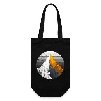 Gradient Peak Summit - Gift Bag for Bottles - black - Front