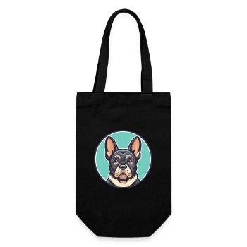 Grand Bleu de Gascogne Race Chien Dessin Animé Kawaii - Sac à bouteille - noir - Devant
