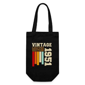 1951 - Gift Bag for Bottles - black - Front
