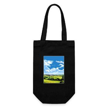Dedham Vale Aonb Affiche de voyage Souvenir Peinture WPA - Sac à bouteille - noir - Devant