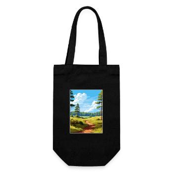 Cannock Chase Aonb Affiche de voyage Souvenir Peinture WP - Sac à bouteille - noir - Devant