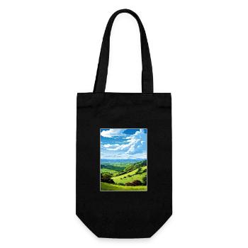 Shropshire Hills Aonb Reiseposter Souvenir WPA - Geschenkbeutel für Flaschen - Schwarz - Vorne
