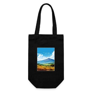 Mourne Mountains Aonb Travel Poster Souvenir WPA - Gift Bag for Bottles - black - Front