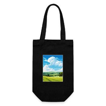 North Wessex Downs Aonb Travel Poster Souvenir WPA - Gift Bag for Bottles - black - Front